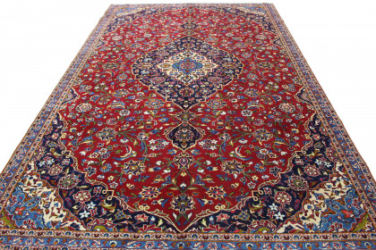 Klassischer Vintage-Teppich Kashan in 350x220 (5 / 7)