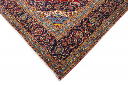 Klassischer Vintage-Teppich Kashan in 410x300 (5 / 8)