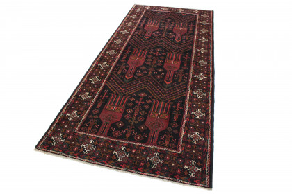 Klassischer Vintage-Teppich Belutsch in 300x130 (3 / 5)