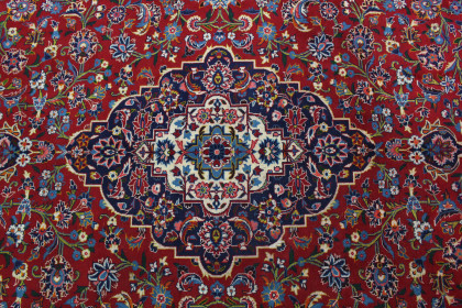 Klassischer Vintage-Teppich Kashan in 410x300 (8 / 8)