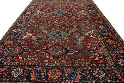 Traditional Rug Antique Heriz in 380x260 (7 / 8)