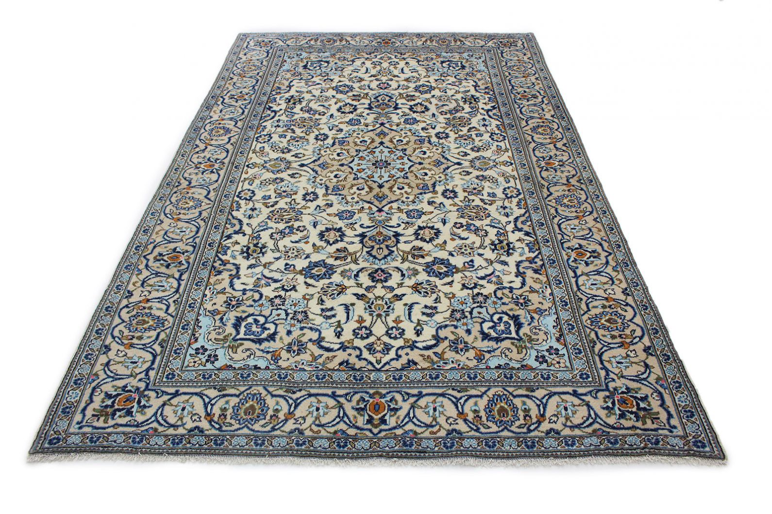 Klassischer Teppich Kashan in 310x190 (1201-201017) - carpetido.de