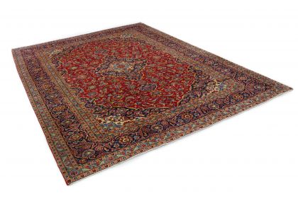 Klassischer Teppich Kashan in 390x300 (2 / 7)