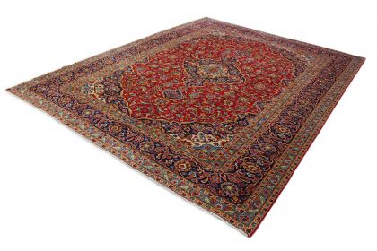 Klassischer Teppich Kashan in 390x300 (3 / 7)