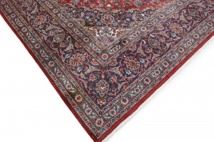 Klassischer Vintage-Teppich Kashan in 390x290 (6 / 8)