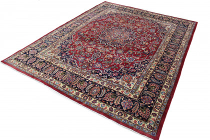 Klassischer Vintage-Teppich Mashad in 310x240 (3 / 7)
