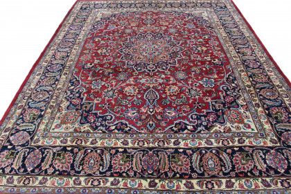 Klassischer Vintage-Teppich Mashad in 310x240 (4 / 7)