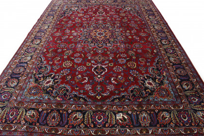 Traditional Vintage Rug Mashad in 360x260 (2 / 8)