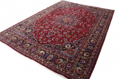 Traditional Vintage Rug Mashad in 360x260 (3 / 8)