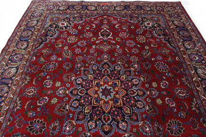 Traditional Vintage Rug Mashad in 360x260 (5 / 8)