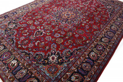 Traditional Vintage Rug Mashad in 360x260 (8 / 8)
