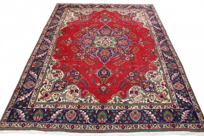 Klassischer Vintage-Teppich Tabriz in 410x310 (1 / 8)