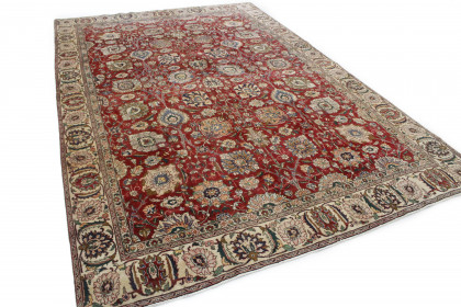 Klassischer Vintage-Teppich Tabriz in 390x260 (2 / 5)
