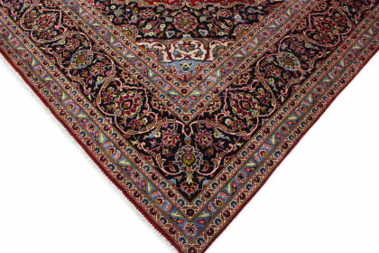 Traditional Vintage Rug Kashan in 410x290 (6 / 8)