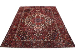 Traditional Vintage Rug Bakhtiari in 370x310