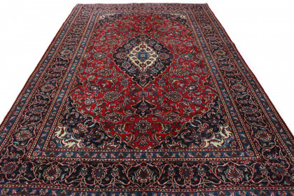 Traditional Vintage Rug Mashad in 290x190 (4 / 8)