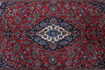 Traditional Vintage Rug Mashad in 290x190 (8 / 8)