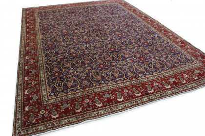 Klassischer Vintage-Teppich Tabriz in 390x300 (2 / 6)