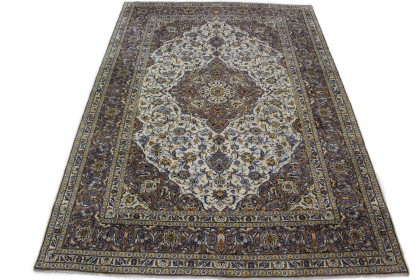 Klassischer Vintage-Teppich Kashan in 350x250 (1 / 6)