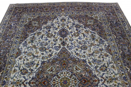 Klassischer Vintage-Teppich Kashan in 350x250 (5 / 6)