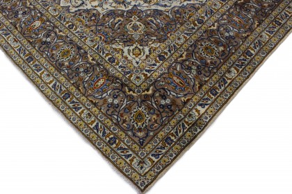 Klassischer Vintage-Teppich Kashan in 350x250 (6 / 6)