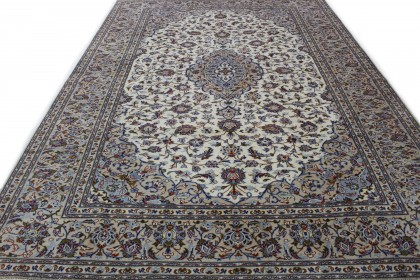 Klassischer Vintage-Teppich Kashan in 350x250 (4 / 6)