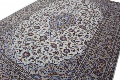 Klassischer Vintage-Teppich Kashan in 350x250 (6 / 6)