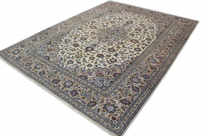 Klassischer Vintage-Teppich Kashan in 360x260 (3 / 8)