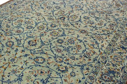 Klassischer Teppich Kashan in 380x260 (3 / 9)