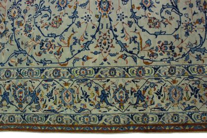 Klassischer Teppich Kashan in 380x260 (7 / 9)