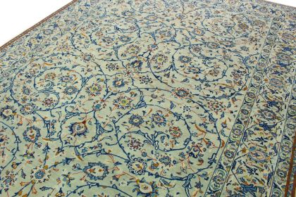 Klassischer Teppich Kashan in 380x260 (9 / 9)