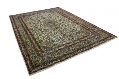 Klassischer Teppich Kashan in 400x300 (2 / 10)