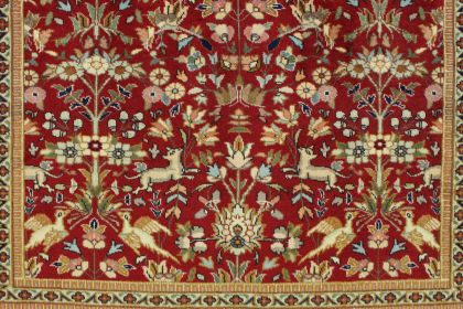 Klassischer Teppich Tabriz in 280x190 (4 / 10)
