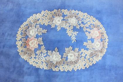 Klassischer China Teppich Peking Blau in 560x360 (9 / 10)