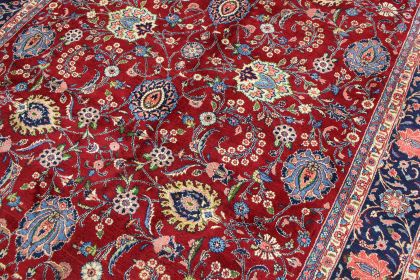 Traditional Rug Kashan in 380x250 (4 / 9)