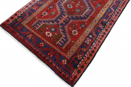 Klassischer Vintage-Teppich Azerbajan Läufer in 380x130 (5 / 6)