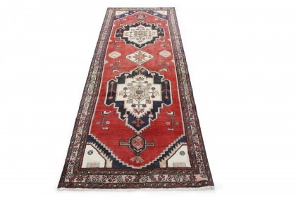 Klassischer Vintage-Teppich Azerbajan Läufer in 300x110