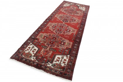 Klassischer Vintage-Teppich Azerbajan Läufer in 320x110 (2 / 5)