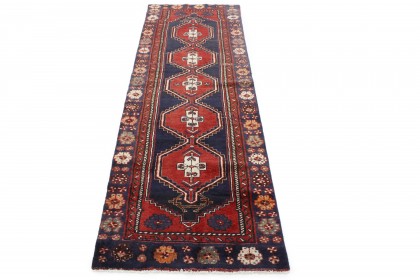 Klassischer Vintage-Teppich Azerbajan Läufer in 280x90