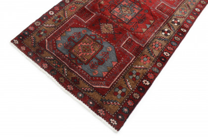 Klassischer Vintage-Teppich Azerbajan Läufer in 330x110 (6 / 6)