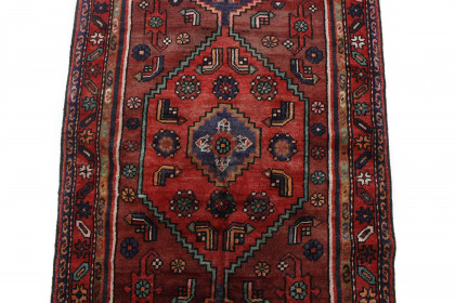 Klassischer Vintage-Teppich Azerbajan Läufer in 300x110 (5 / 5)