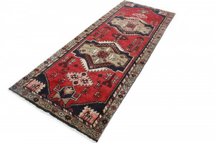 Klassischer Vintage-Teppich Azerbajan Läufer in 290x110 (2 / 5)