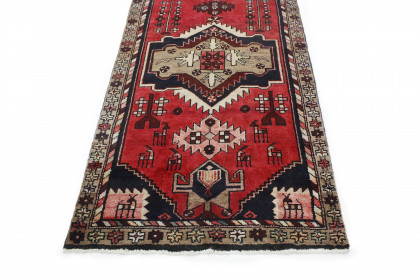 Klassischer Vintage-Teppich Azerbajan Läufer in 290x110 (3 / 5)