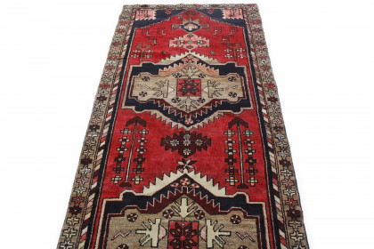 Klassischer Vintage-Teppich Azerbajan Läufer in 290x110 (4 / 5)