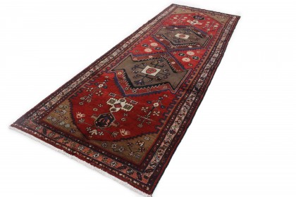 Klassischer Vintage-Teppich Azerbajan Läufer in 310x110 (3 / 5)