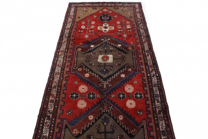 Klassischer Vintage-Teppich Azerbajan Läufer in 310x110 (4 / 5)