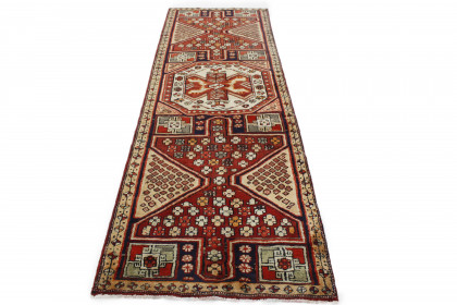 Traditional Vintage Rug Azerbajan Runner in 280x90 (2 / 5)
