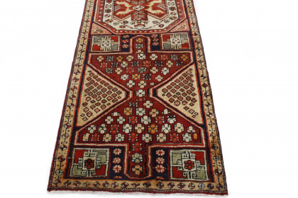 Traditional Vintage Rug Azerbajan Runner in 280x90 (4 / 5)