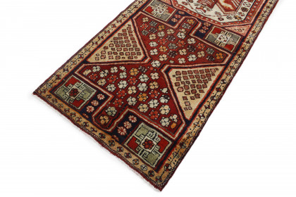 Traditional Vintage Rug Azerbajan Runner in 280x90 (5 / 5)