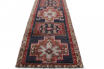 Traditional Vintage Rug Azerbajan Runner in 320x100 (2 / 4)